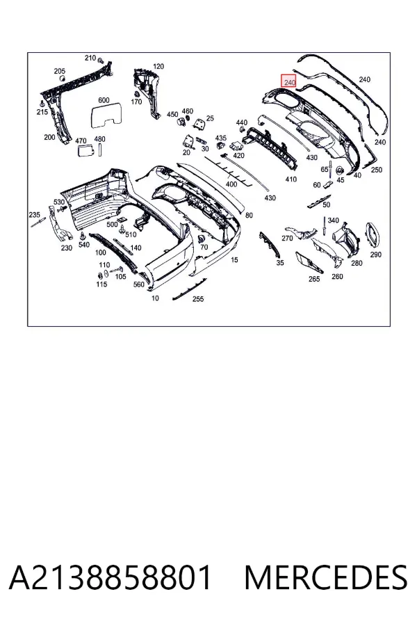  A2138858801 Mercedes