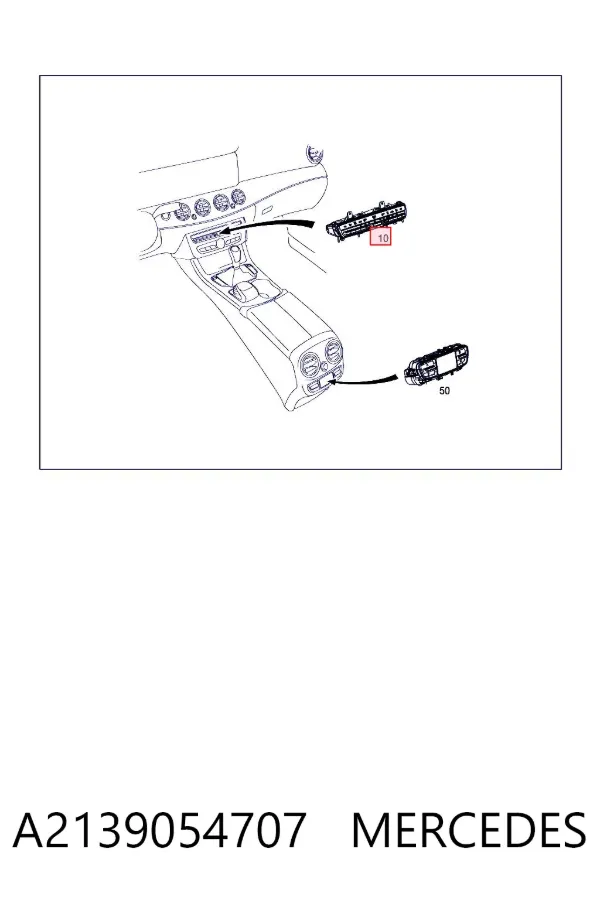 Unidad de control aire acondicionado Mercedes E W213