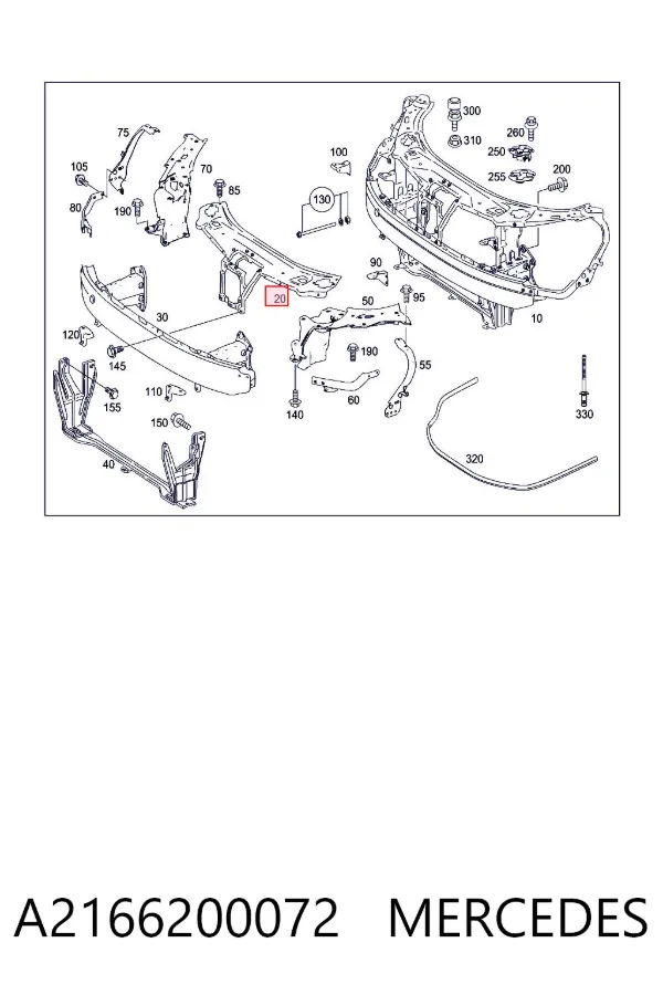  A2166200072 Mercedes