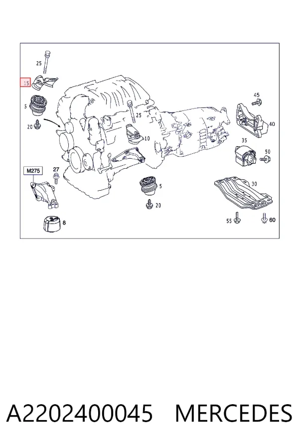  A2202400045 Mercedes