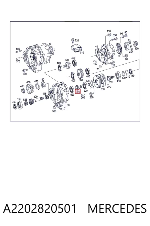  A2202820501 Mercedes