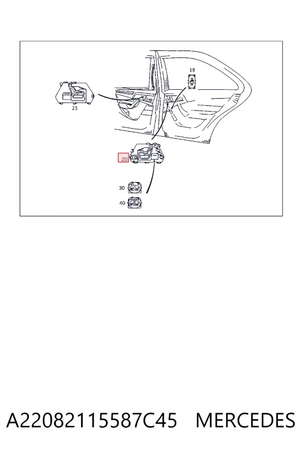 Módulo de confort Mercedes S W220