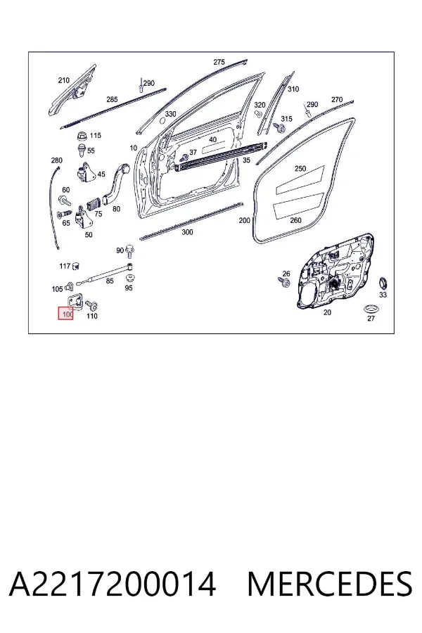  A2217200014 Mercedes