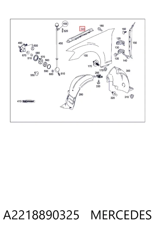  A2218890325 Mercedes