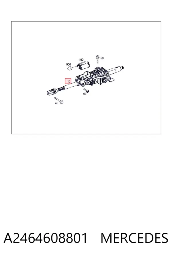 Columna dirección A2464608801 Mercedes