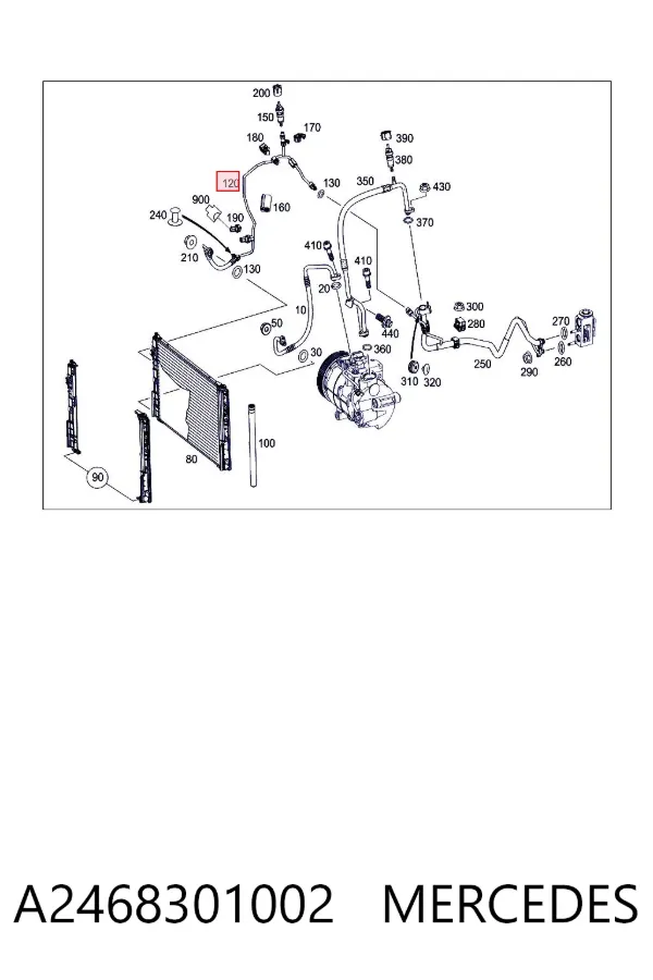  A2468301002 Mercedes