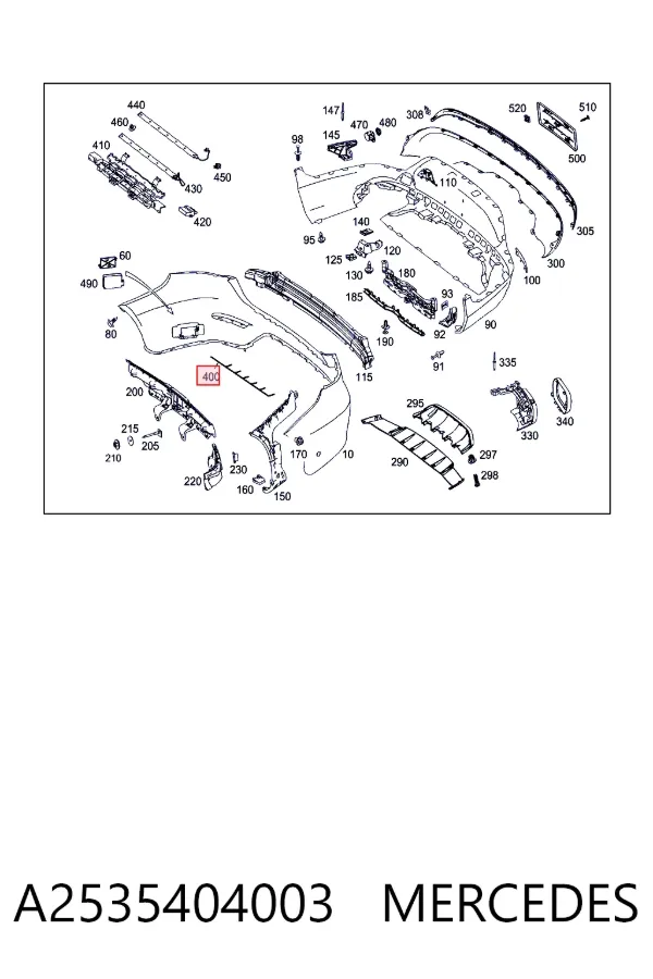  A2535404003 Mercedes