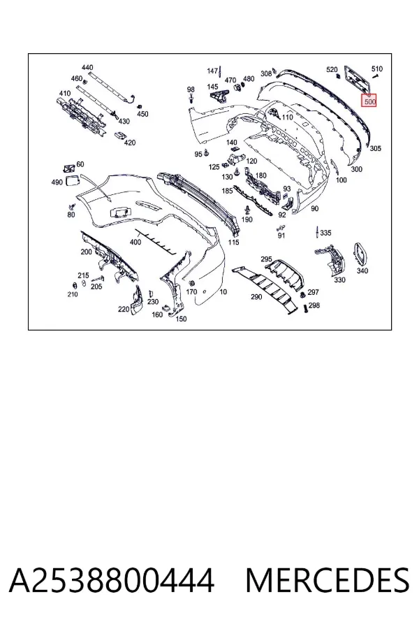  A2538800444 Mercedes