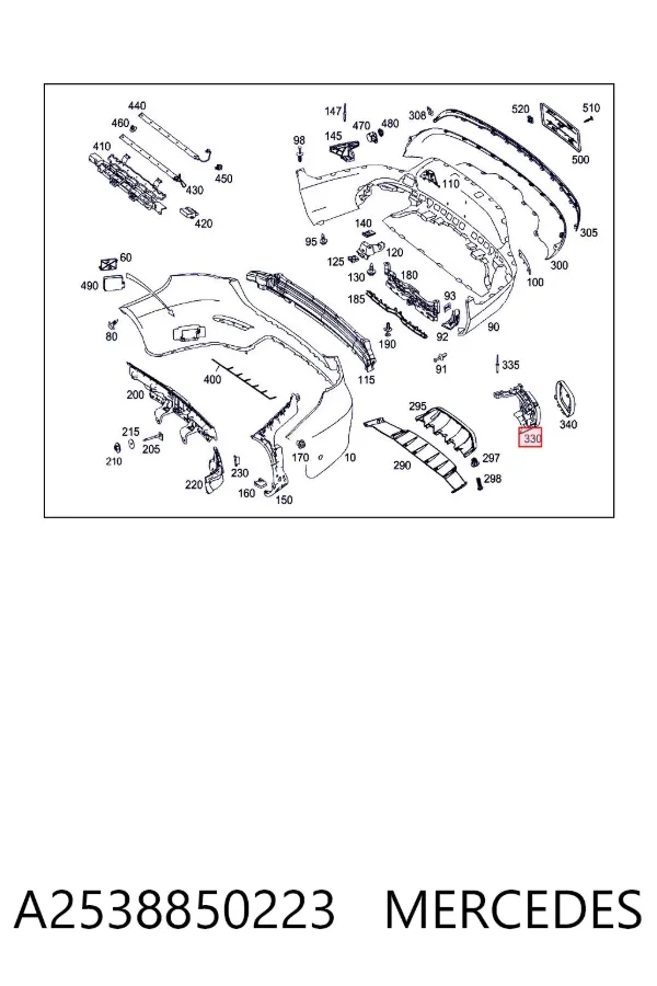  A2538850223 Mercedes