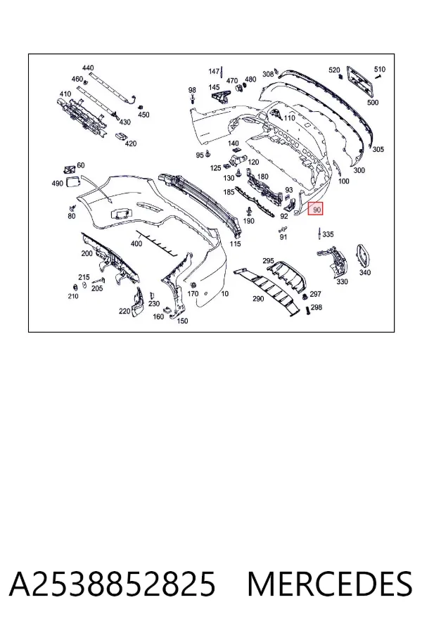  A2538852825 Mercedes