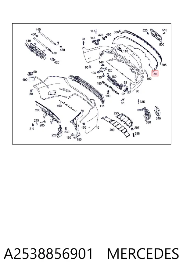  A2538856901 Mercedes