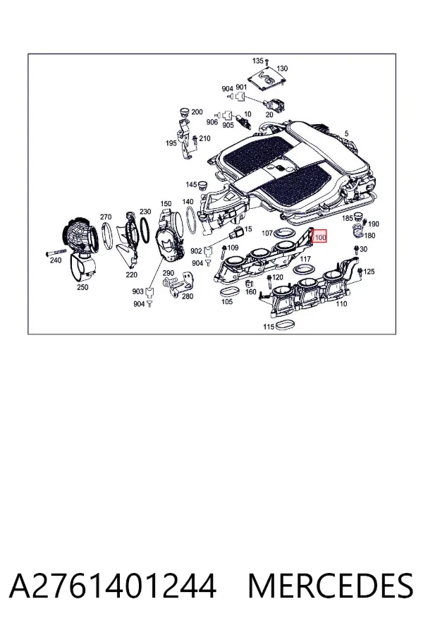  A2761401244 Mercedes