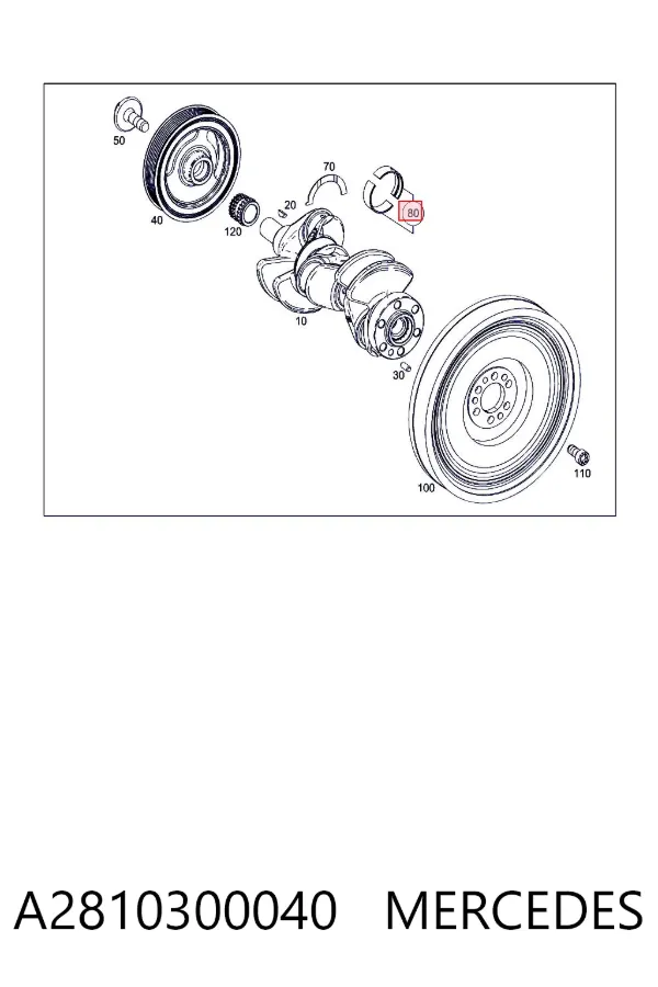  A2810300040 Mercedes