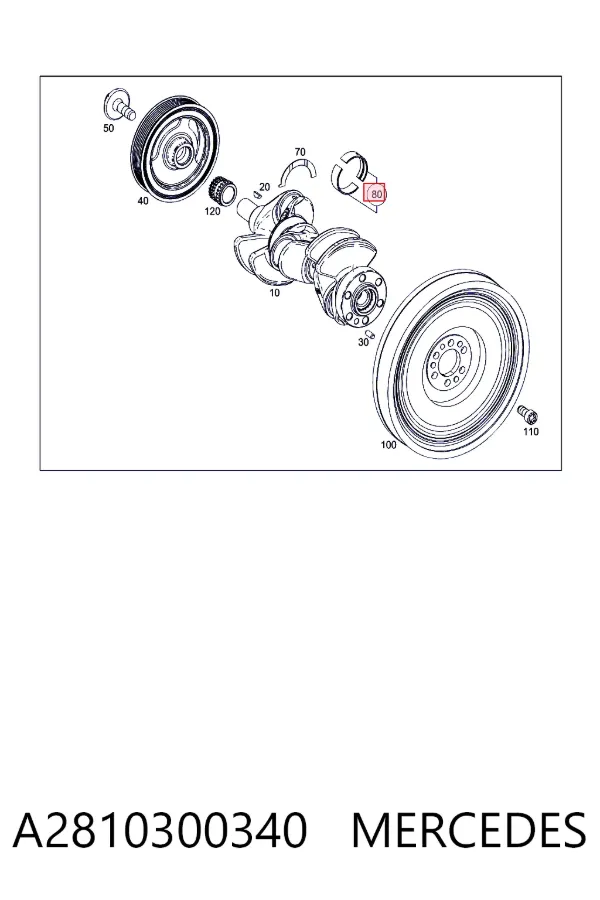  A2810300340 Mercedes