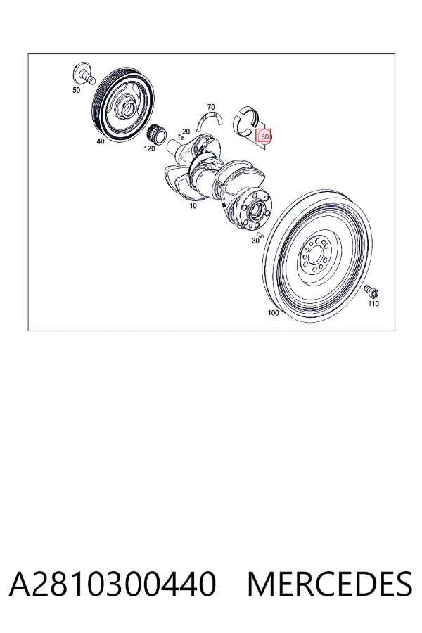  A2810300440 Mercedes