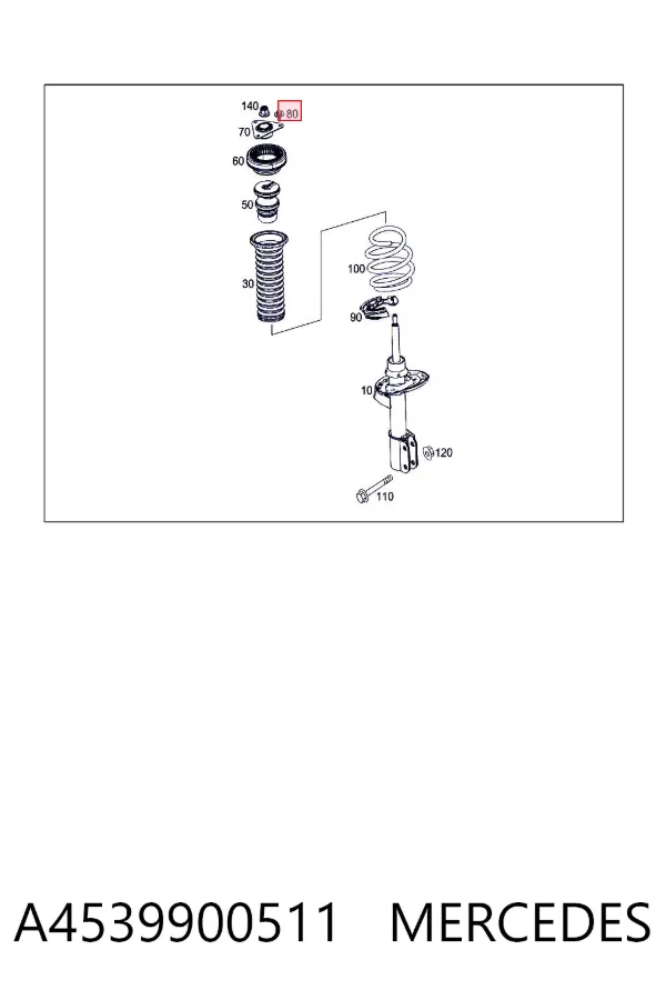 Tornillo A4539900511 Mercedes