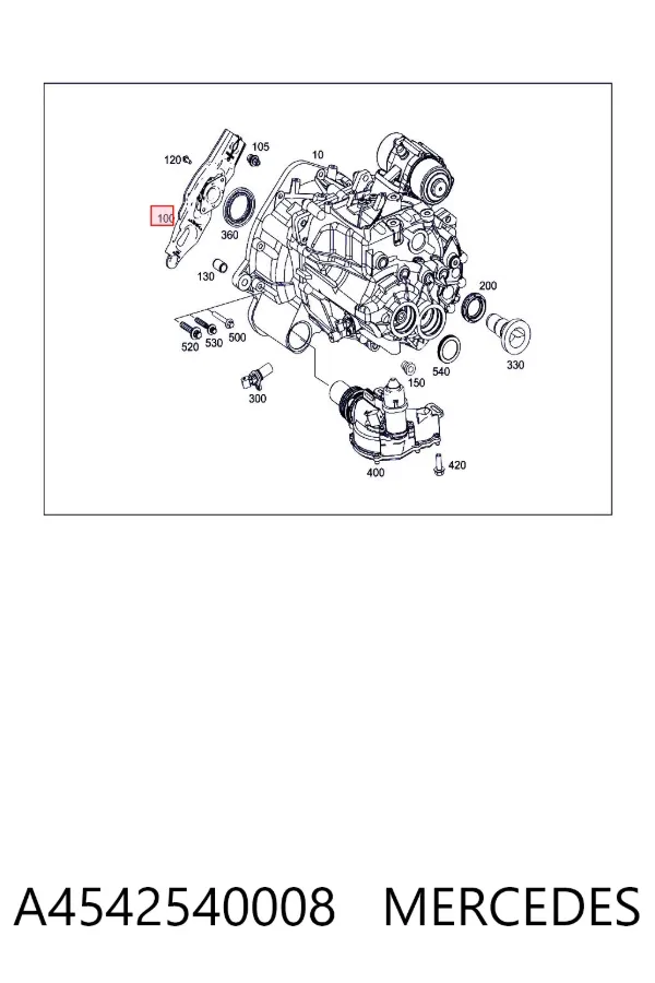 Cojinete de embrague A4542540008 Mercedes