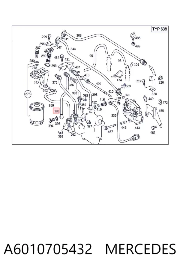  A6010705432 Mercedes
