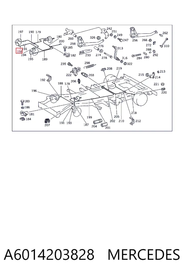  A6014203828 Mercedes