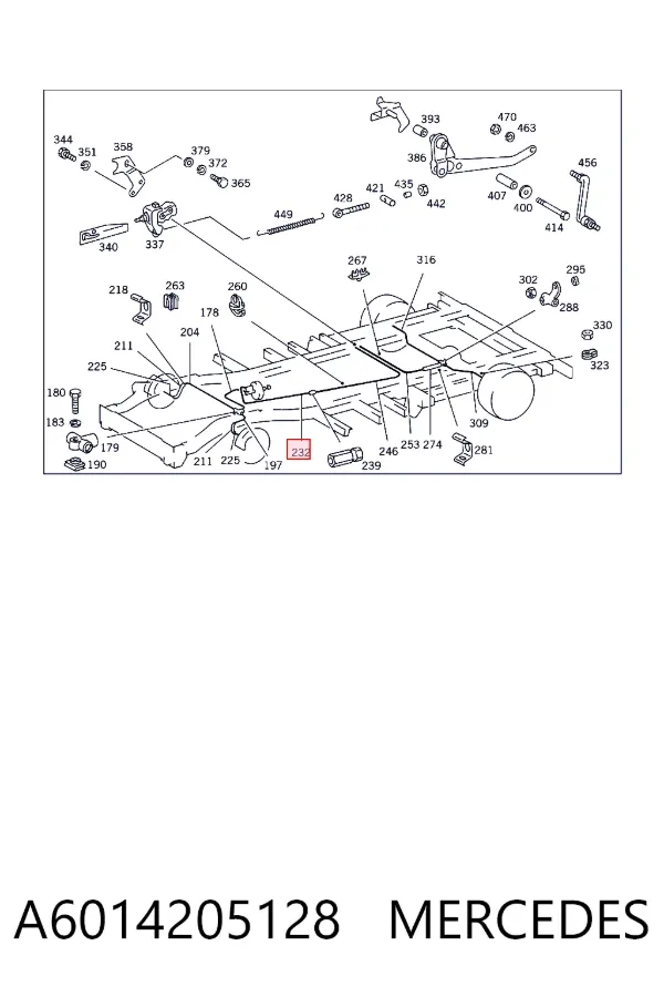 Tubo de freno delantero derecho A6014205128 Mercedes