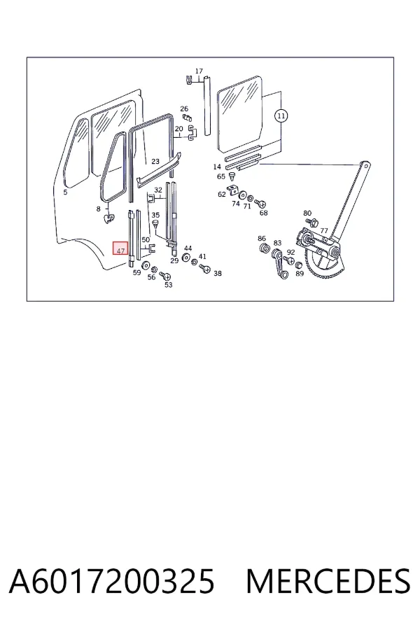  A6017200325 Mercedes