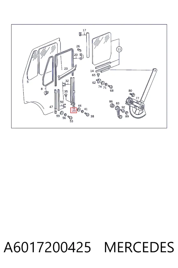 A6017200425 Mercedes