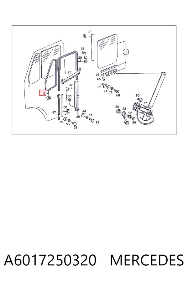  A6017250320 Mercedes