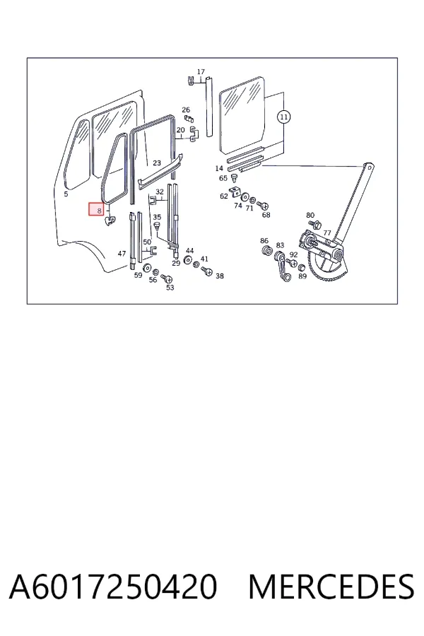  A6017250420 Mercedes