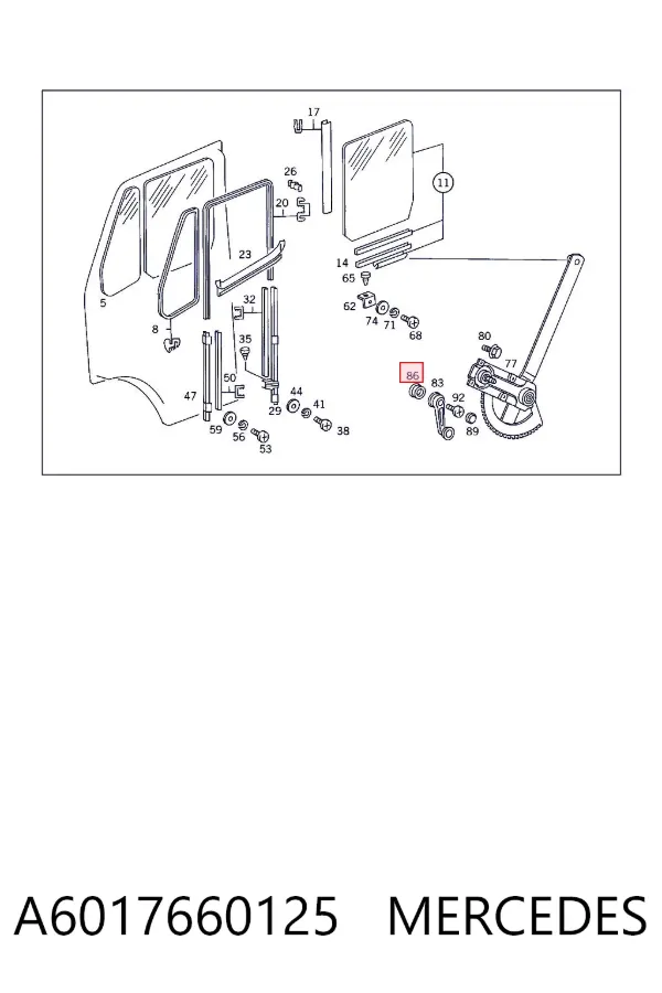  A6017660125 Mercedes