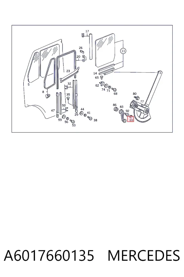  A6017660135 Mercedes