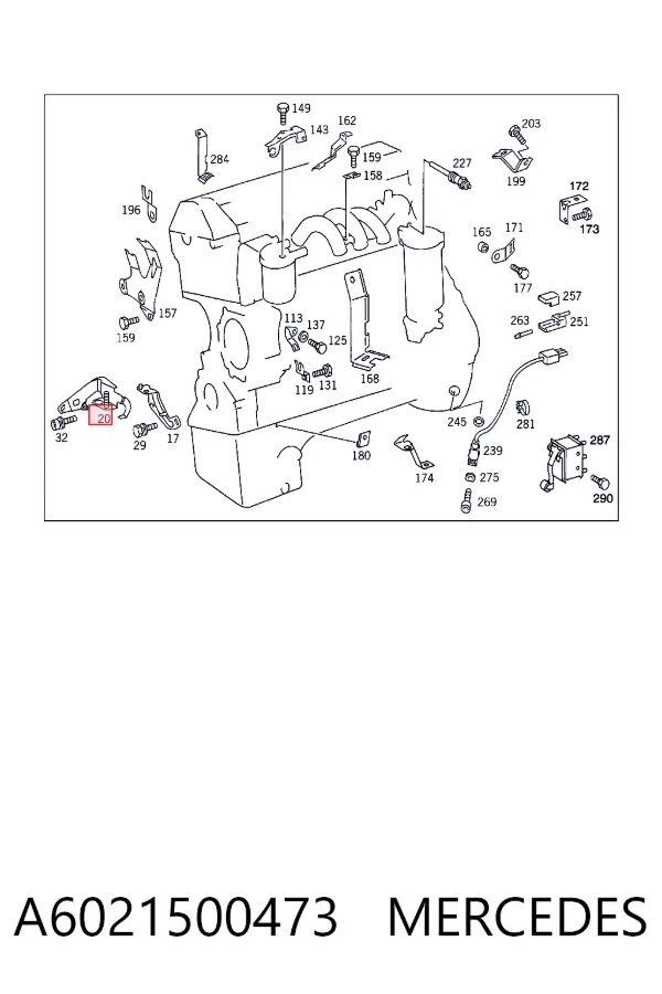  A6021500473 Mercedes