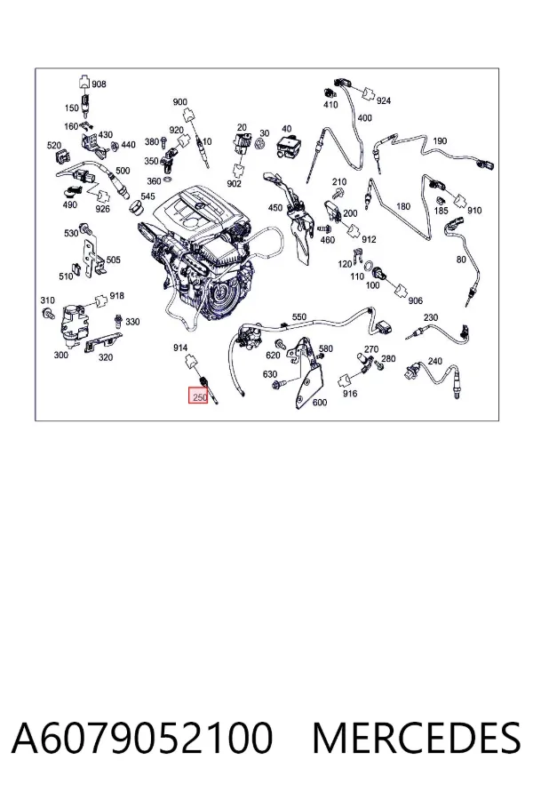 Sensor de nivel de aceite A6079052100 Mercedes