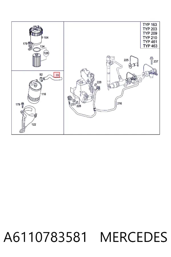  A6110783581 Mercedes