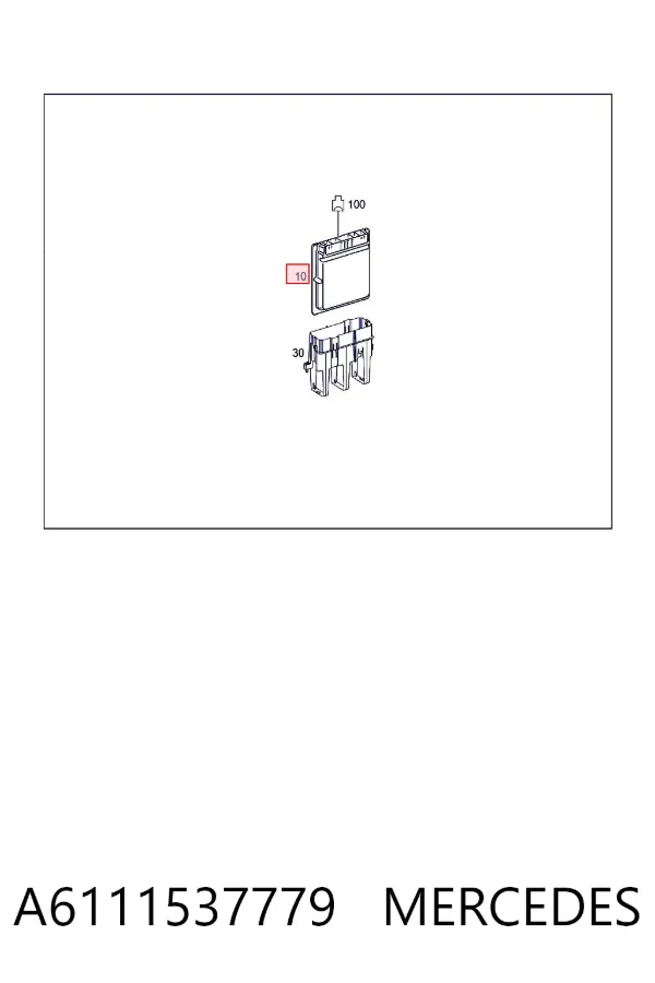 ECU A6111537779 Mercedes