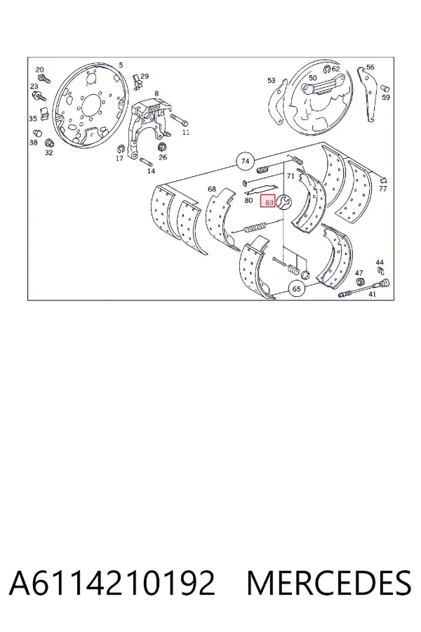  A6114210192 Mercedes