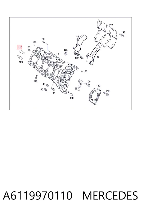  A6119970110 Mercedes