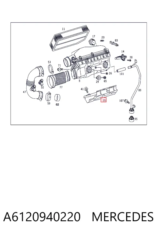  A6120940220 Mercedes