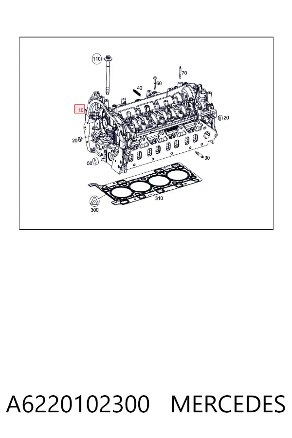 Culata A6220102300 Mercedes