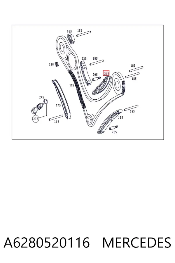  A6280520116 Mercedes