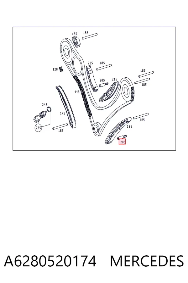  A6280520174 Mercedes