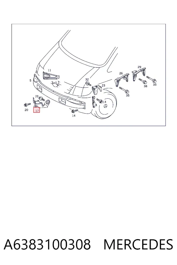  A6383100308 Mercedes