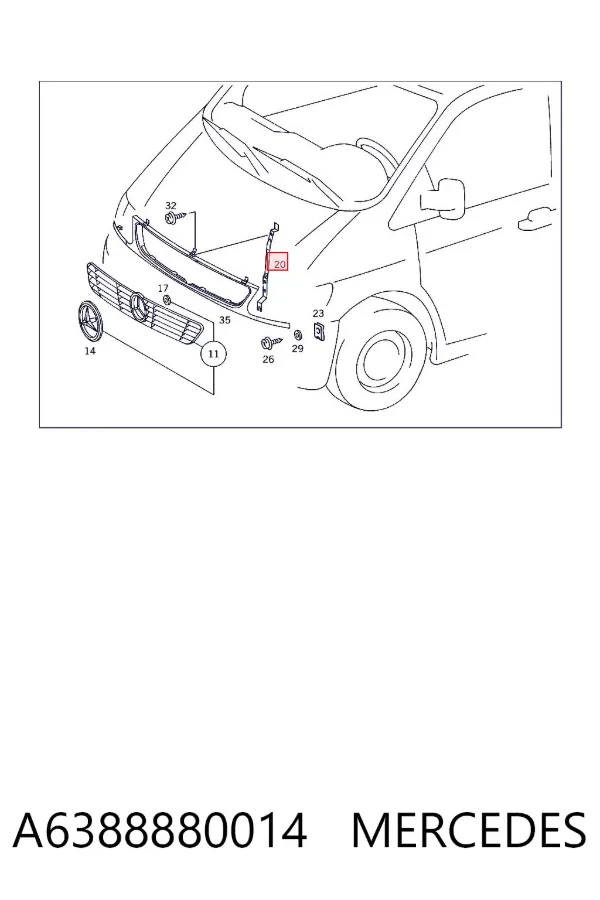  A6388880014 Mercedes