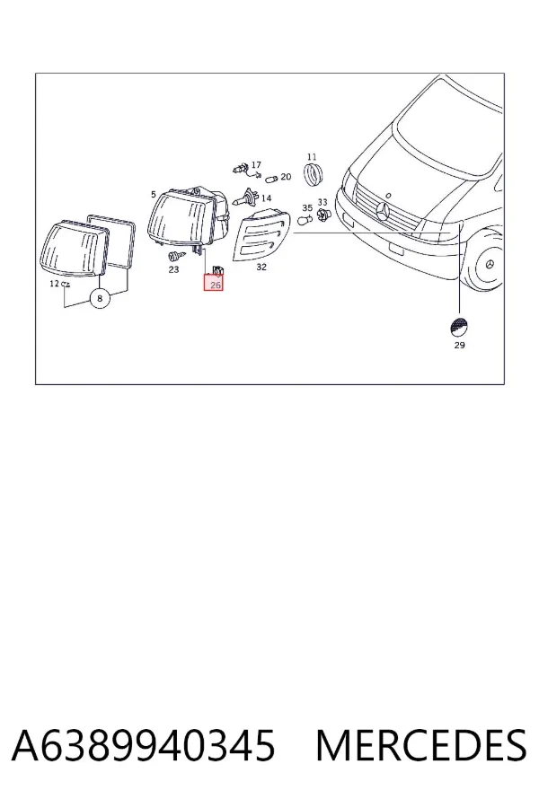  A6389940345 Mercedes
