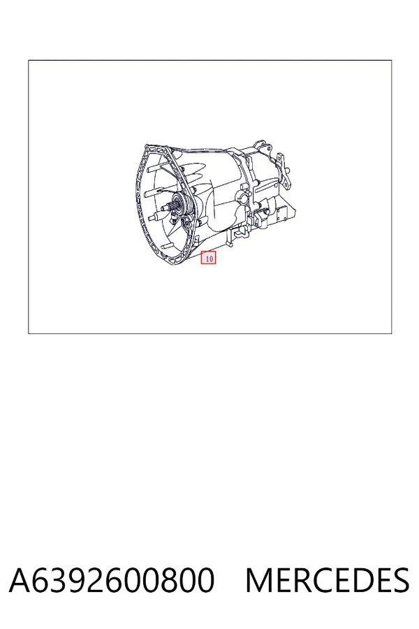 Caja de cambios A6392600800 Mercedes