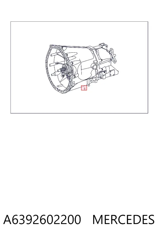 Caja de cambios A6392602200 Mercedes