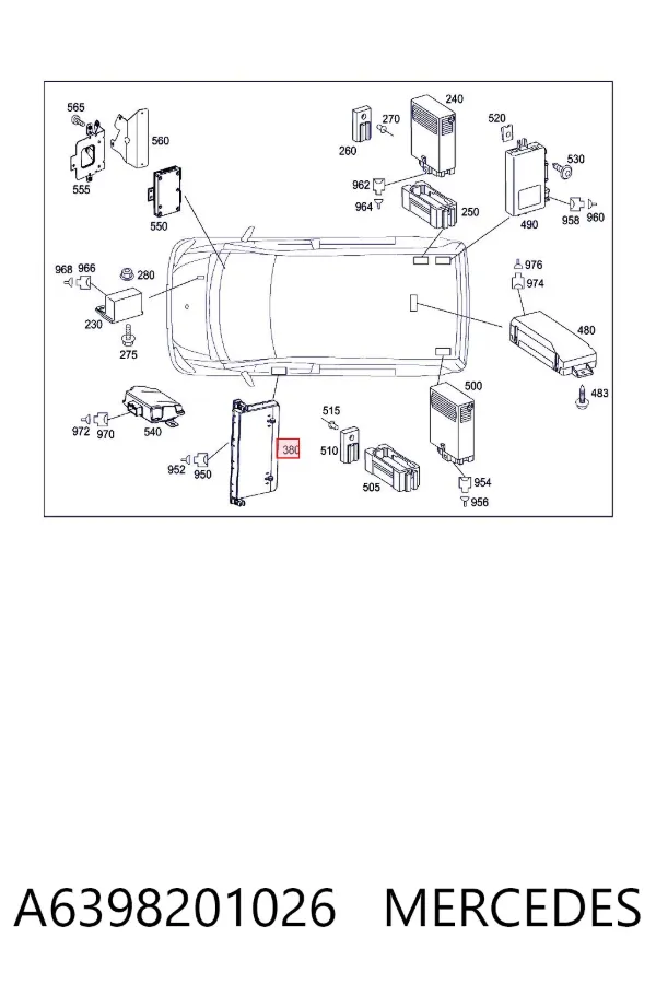  A6398201026 Mercedes