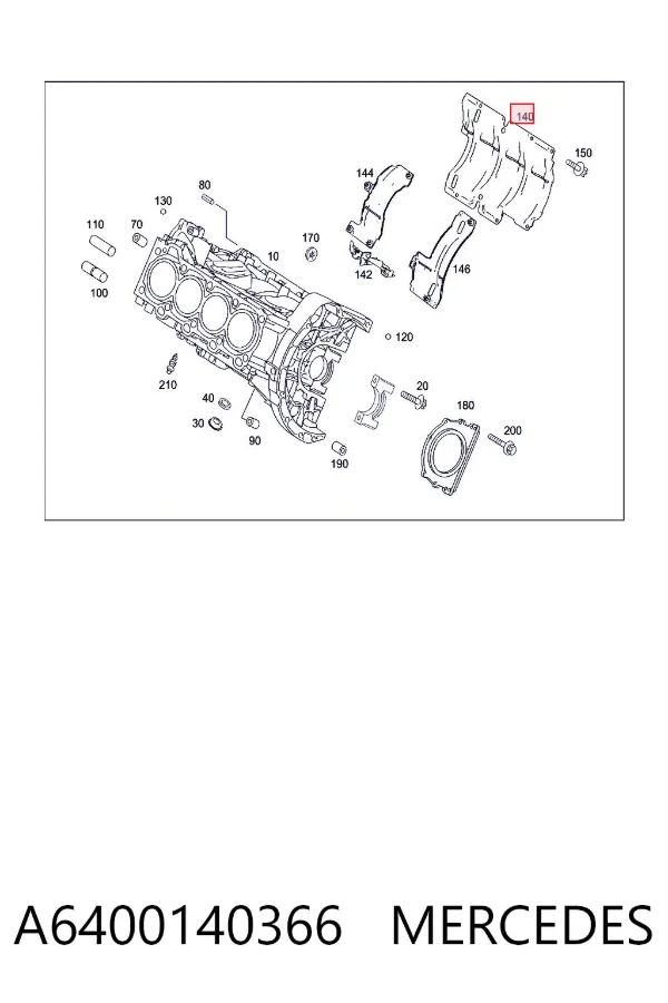  A6400140366 Mercedes