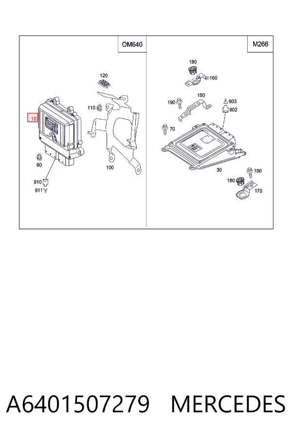 ECU A6401507279 Mercedes