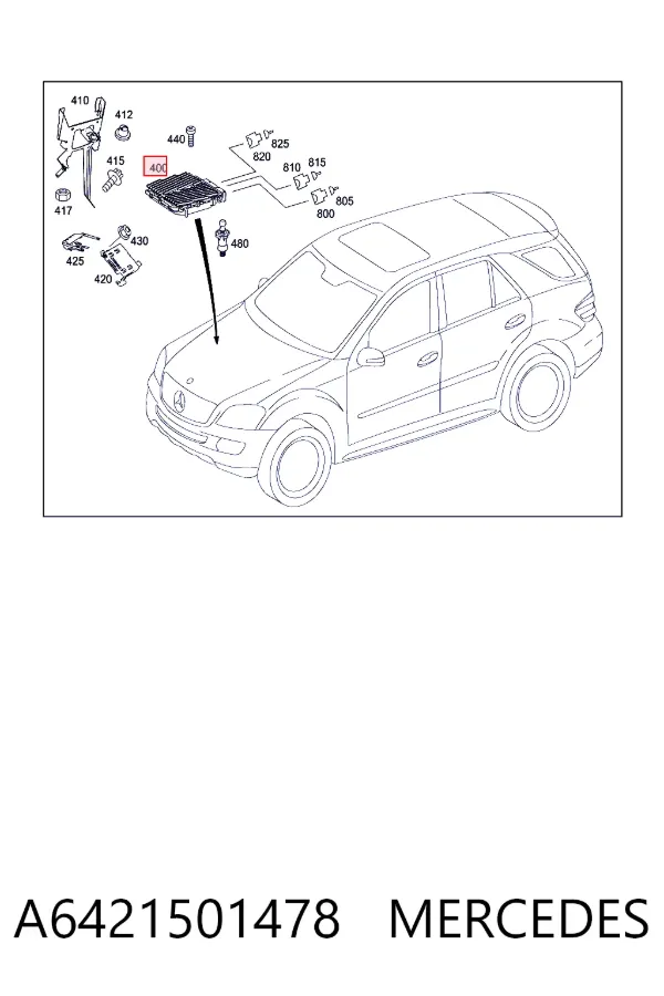 ECU Mercedes ML/GLE W164
