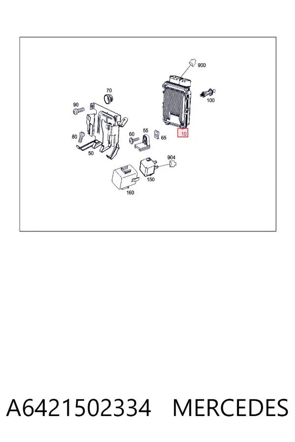ECU A6421502334 Mercedes